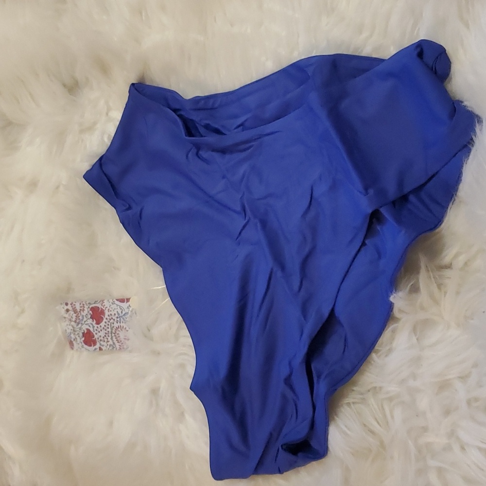 Toluca Swim Gia Maxi bottoms - Hydra blue